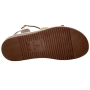 Sandália Feminina Beira Rio Flatform Tiras Brilho - CHOCOLATE