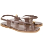 Sandália Feminina Beira Rio Rasteira Ring Toe - CHOCOLATE