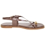 Sandália Feminina Beira Rio Rasteira Ring Toe - CHOCOLATE
