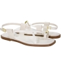 Sandália Feminina Beira Rio Rasteira Ring Toe - BRANCO OFF