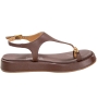 Sandália Feminina Vizzano Flatoform RingToe - CHOCOLATE