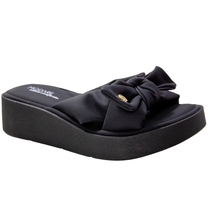 Tamanco Feminino Modare Anabela Laço - PRETO