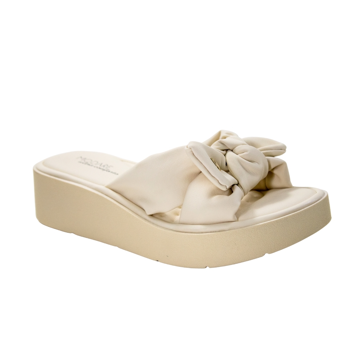 Tamanco Feminino Modare Anabela Laço - CREME
