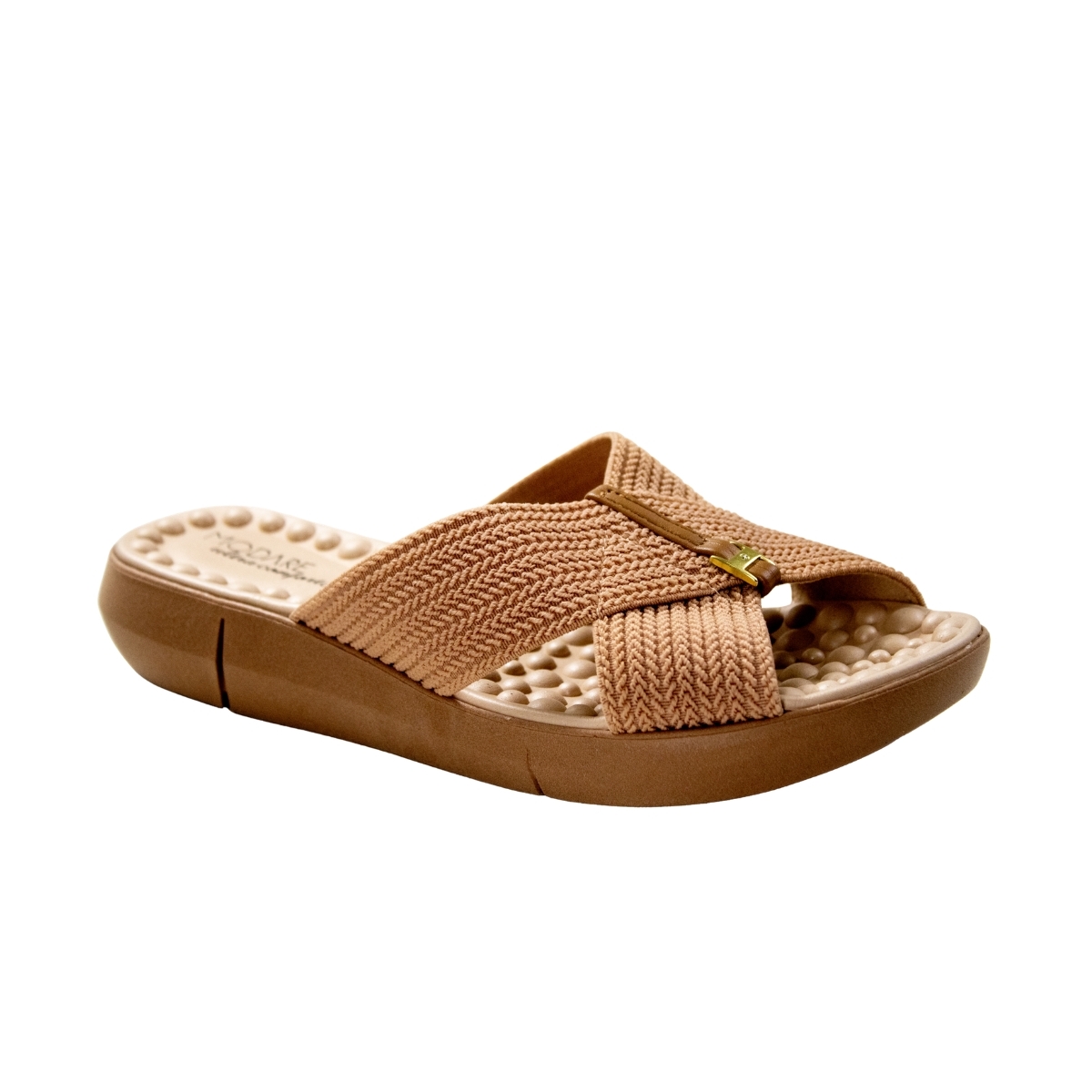 Tamanco Feminino Modare Anabela Elástico - NUDE/CAMEL