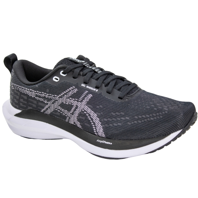 Tênis Masculino Asics Gel Shogun 9 - PRETO/BRANCO