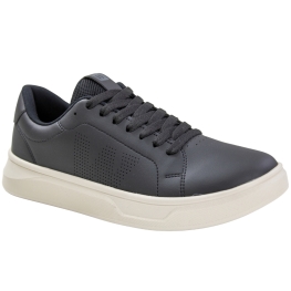 Sapatênis Masculino West Coast Silver - PRETO/CREAM