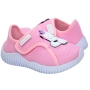 Tênis Bebê Feminino Pé com Pé Slip On - ROSA/BRANCO