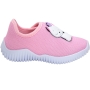 Tênis Bebê Feminino Pé com Pé Slip On - ROSA/BRANCO