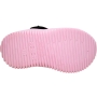 Tênis Bebê Feminino Pé com Pé Slip On - PRETO/ROSA