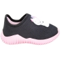 Tênis Bebê Feminino Pé com Pé Slip On - PRETO/ROSA