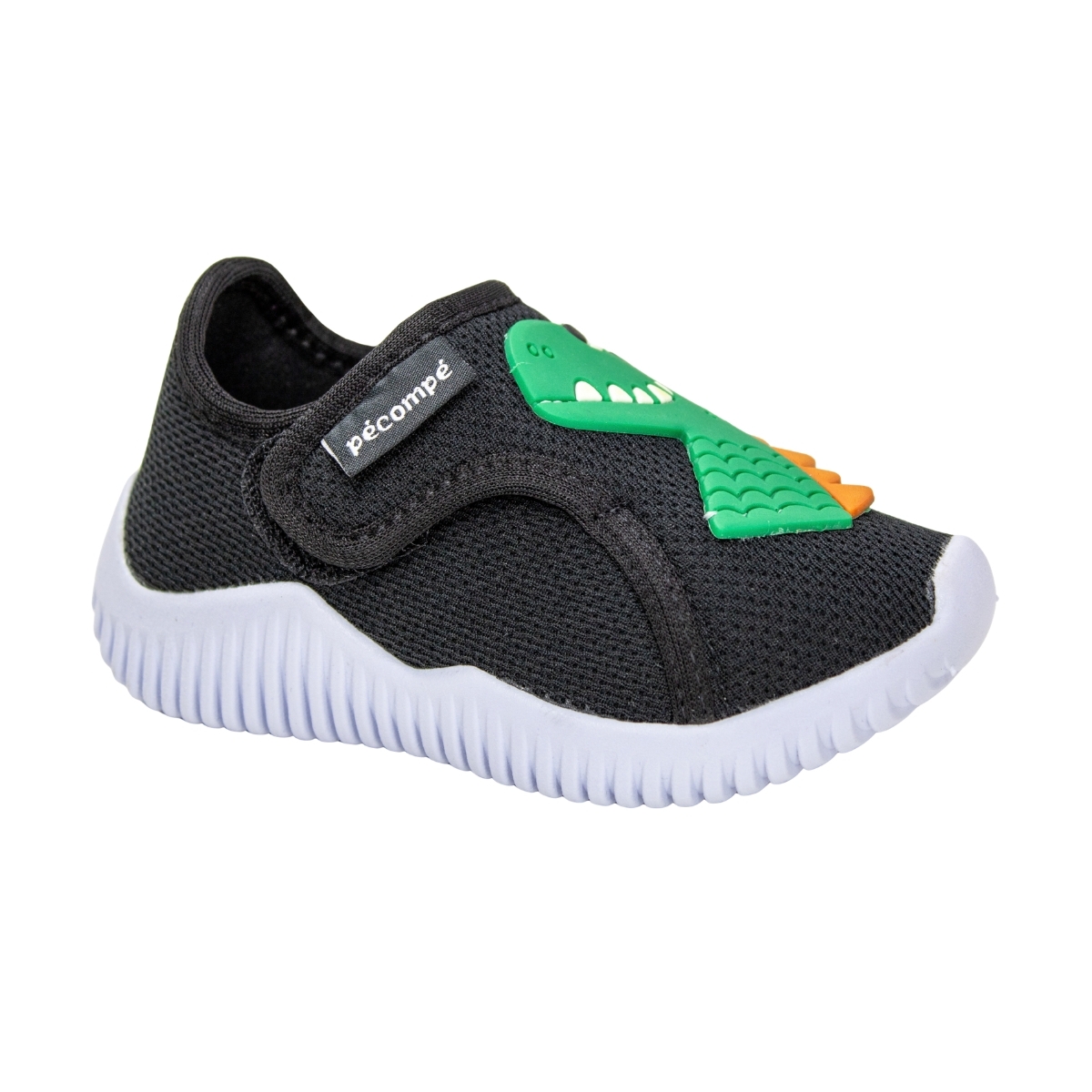 Tênis Bebê Masculino Pé com Pé Slip On - PRETO/BRANCO