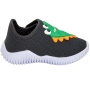 Tênis Bebê Masculino Pé com Pé Slip On - PRETO/BRANCO