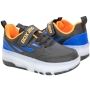Tênis Infantil Box 200 Rodinha - PRETO/AZUL/LARANJA