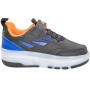 Tênis Infantil Box 200 Rodinha - PRETO/AZUL/LARANJA