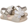 Sandália Bebê Feminino Pé comPé Pérola - OFF WHITE