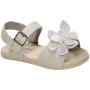 Sandália Bebê Feminino Pé comPé Pérola - OFF WHITE