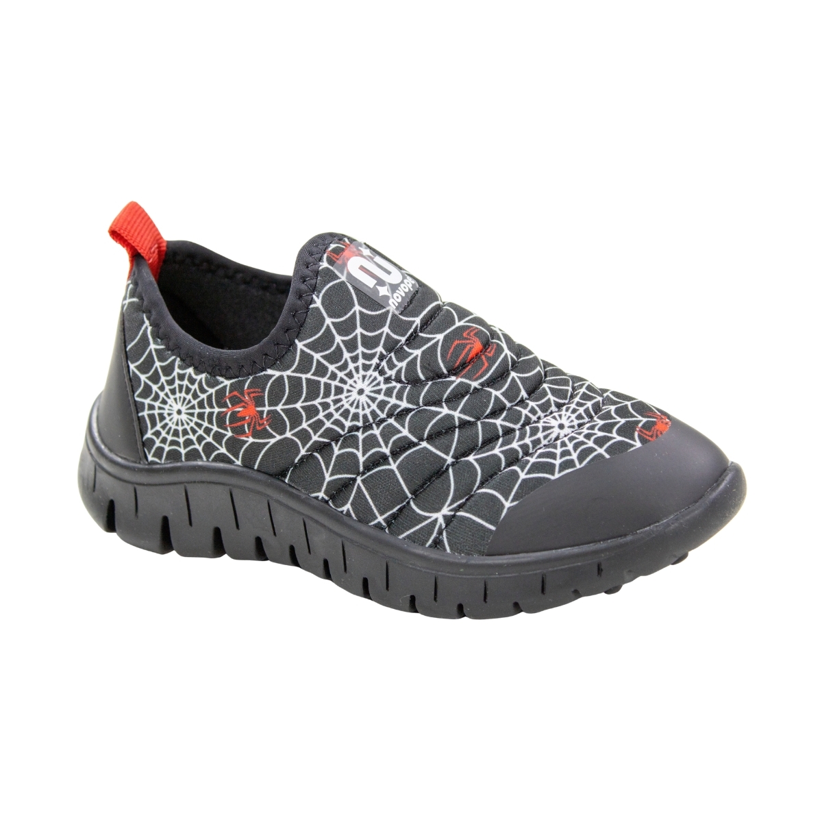 Tênis Bebê Masculino Novopé Ultraflex - TEIA/PRETO