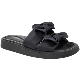 Tamanco Feminino Papete 2 Laços - PRETO