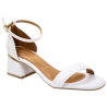 Sandalia Feminina Vizzano Salto Baixo - BRANCO