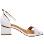Sandalia Feminina Vizzano Salto Baixo - BRANCO