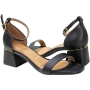 Sandalia Feminina Vizzano Salto Baixo - PRETO