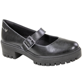 Sapato Feminino Mississipi Tratorado Boneca - PRETO