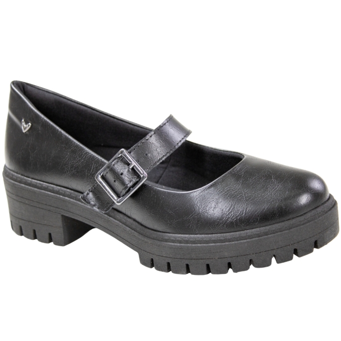 Sapato Feminino Mississipi Tratorado Boneca - PRETO