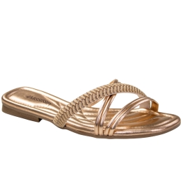 Tamanco Feminino Mississipi Tiras - ROSE