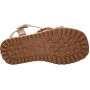 Sandália Infantil Feminina FlatForm Brilho - AVELA/OURO ROSADO
