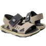 Sandália Infantil Masculino Molekinho  - TAUPE/PRETO