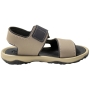 Sandália Infantil Masculino Molekinho  - TAUPE/PRETO