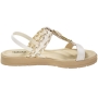 Sandália Feminina Dakota Flatform Pedras - CREAM