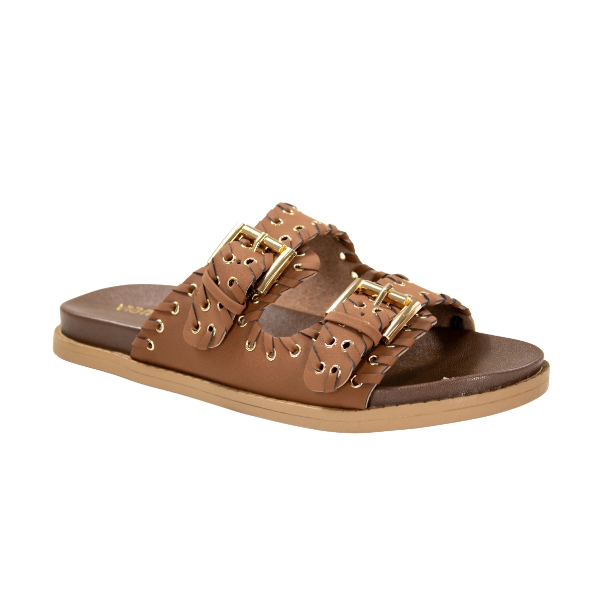 Tamanco Feminino Via marte Birk - TIRAMISU