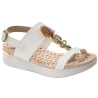 Sandália Feminina Modare Flatform Dedo Pedras - BRANCO OFF