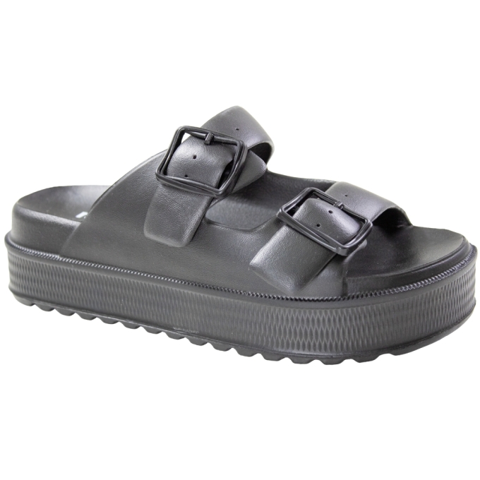 Tamanco Feminino Moleca Flatform Birk EVA - PRETO