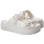 Tamanco Feminino Moleca Flatform Birk EVA - BRANCO OFF