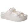 Tamanco Feminino Moleca Flatform Birk EVA - BRANCO OFF