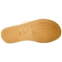 Tamanco Feminino Beira Rio Rasteiro Tiras Brilho - CREME