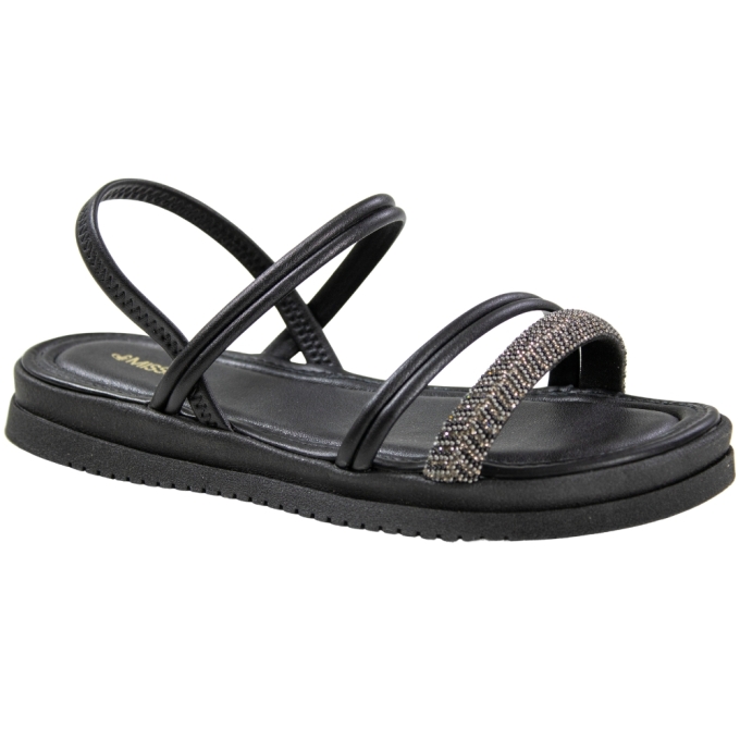 Sandália Feminina Mississipi Flatform - PRETO
