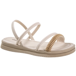 Sandália Feminina Mississipi Flatform - LATTE