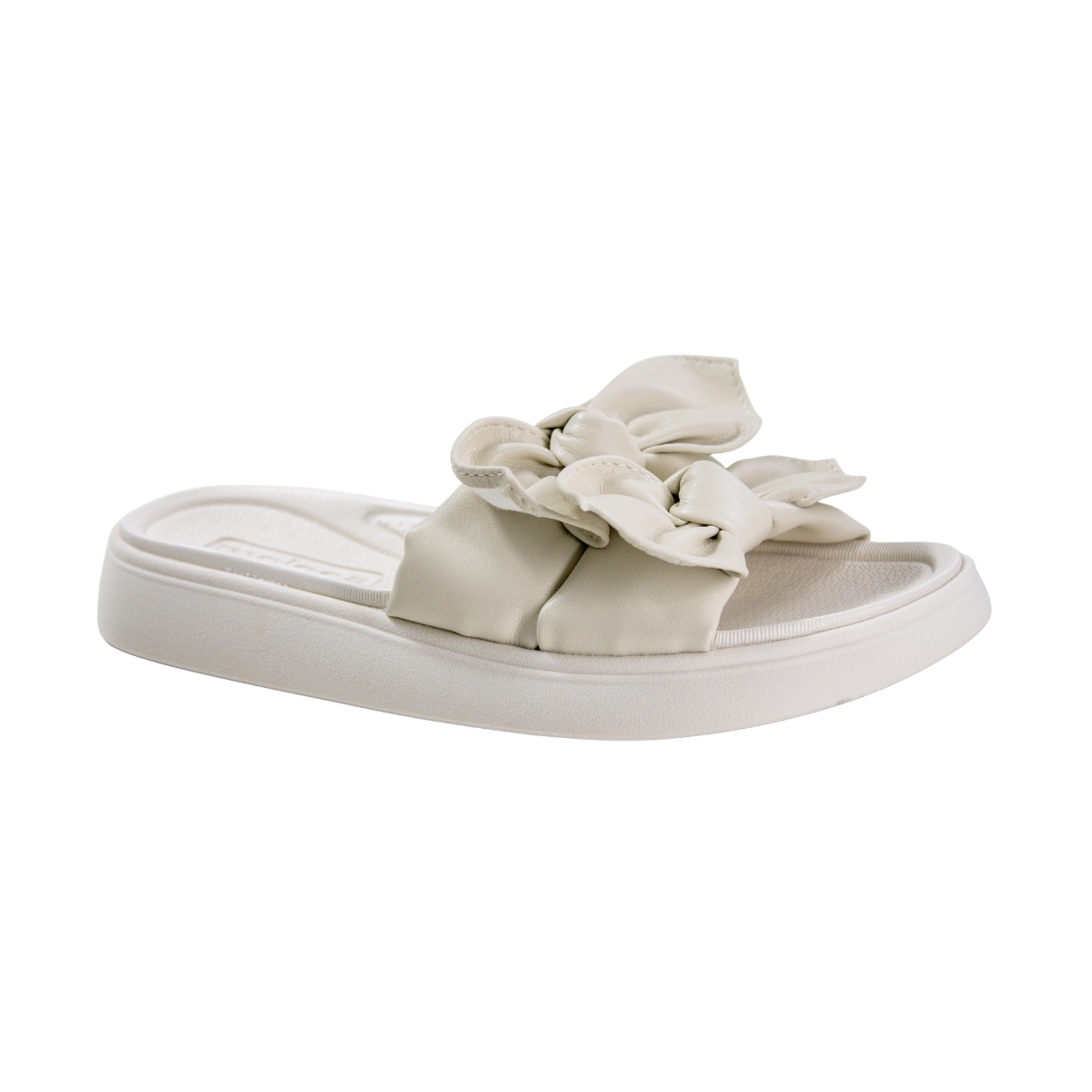 Tamanco Feminino Papete 2 Laços - BRANCO OFF