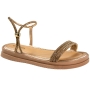 Sandália Feminina Mississipi Flatorm Brilho - BRONZE/ROSE