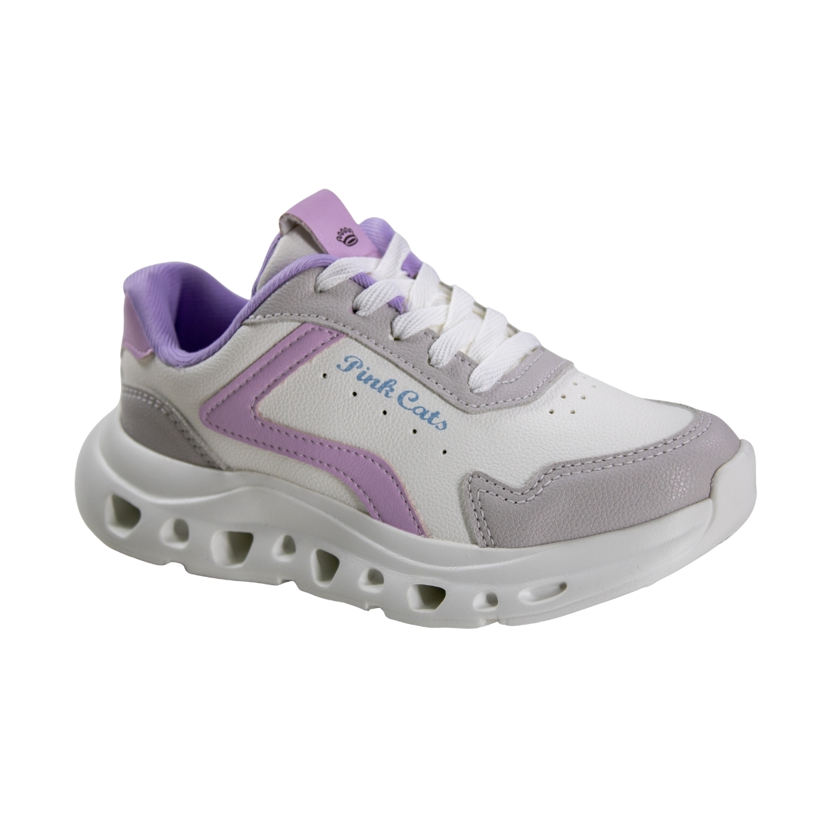 Tênis Infantil Feminino Pink Cats - POLAR/NEW WHITE/LILI