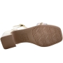 Sandália Infantil Feminina Salto Quadrado - BLUE/GLOSS/OURO LIGHT