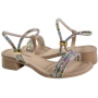 Sandália Infantil Feminina Pink Cats Salto Baixo - MULTICOLOR/GRANOLA