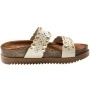 Tamanco Feminino Moleca Anatomico 2 Tiras Spike - BRANCO OFF