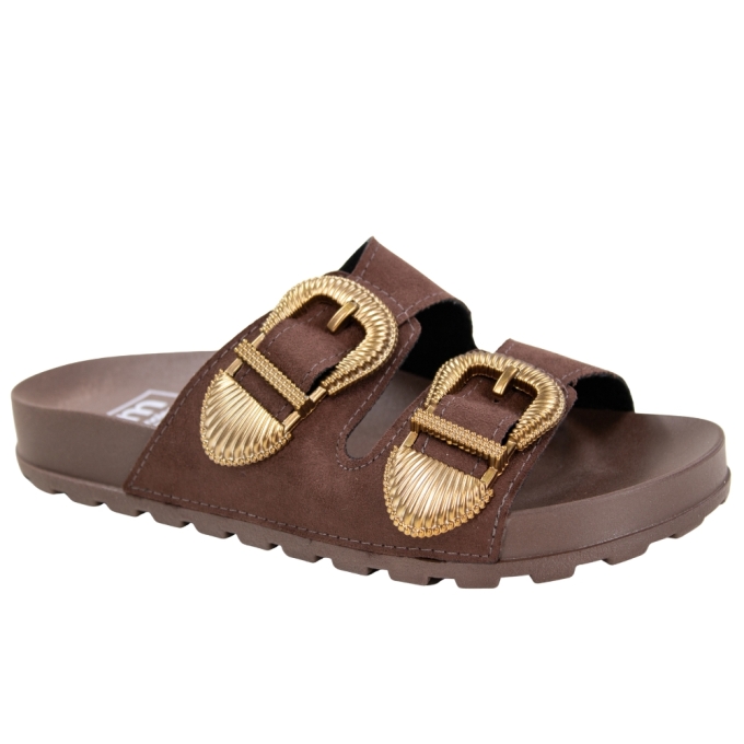 Tamanco Feminino Moleca Birk - CHOCOLATE