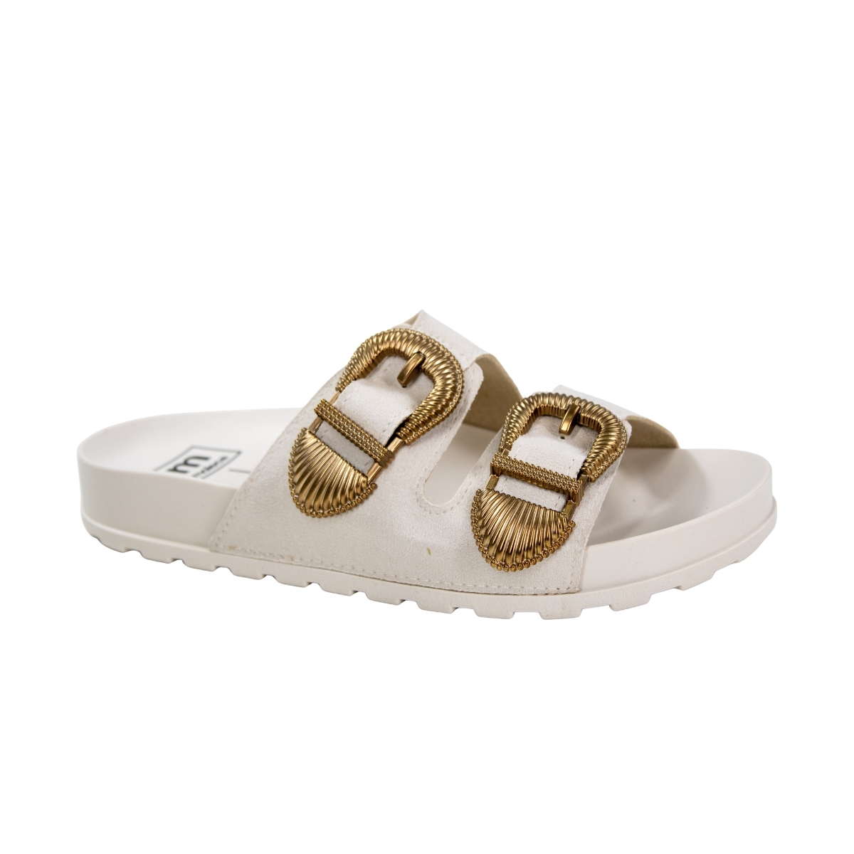 Tamanco Feminino Moleca Birk - BRANCO OFF