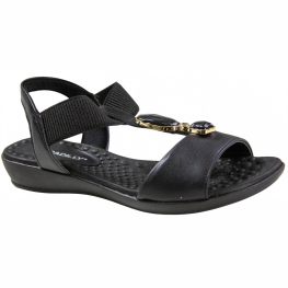 Sandália Feminina Piccadilly Pérola - PRETO