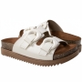 Tamanco Feminino Moleca Birk Fivela - BRANCO OFF